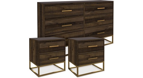 Haze Dresser & Bedsides x 2 Haze Dresser & Bedsides x 2